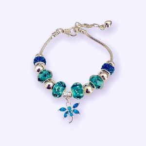 Hand Crafted Beaded Snake Chain Bracelet